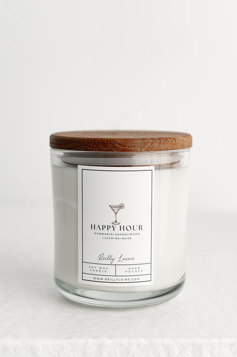 Happy hour candle