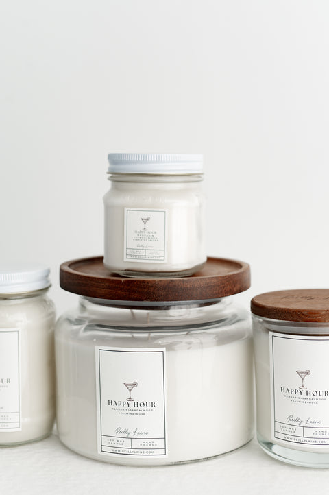 Happy hour candle