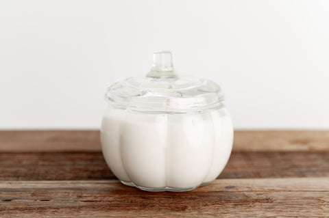 Glass Pumpkin Spice Up Your Life Candle