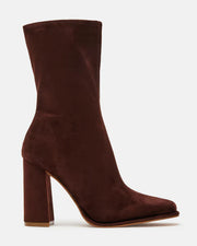 Lockwood Brown Suede mid calf boot