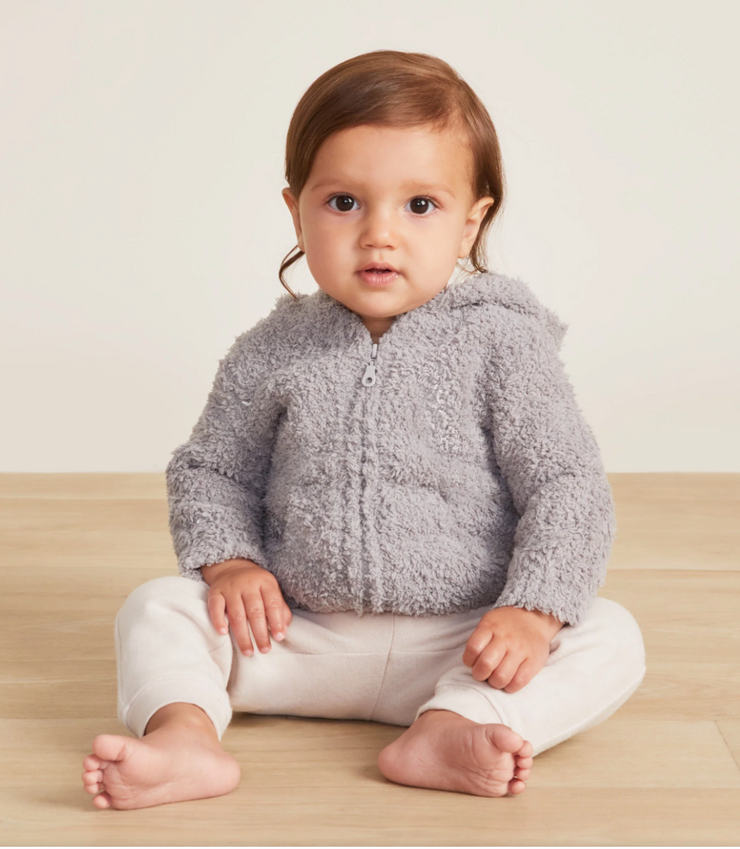 Barefoot Dream CozyChic Infant Hoodie - Dove Grey