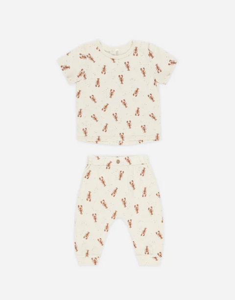 Lobsters Tee + Slouch Pant Set