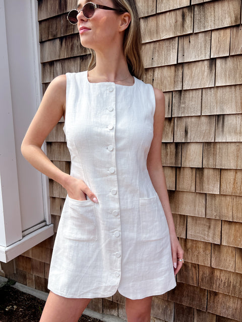 Linen Living Button Down Dress