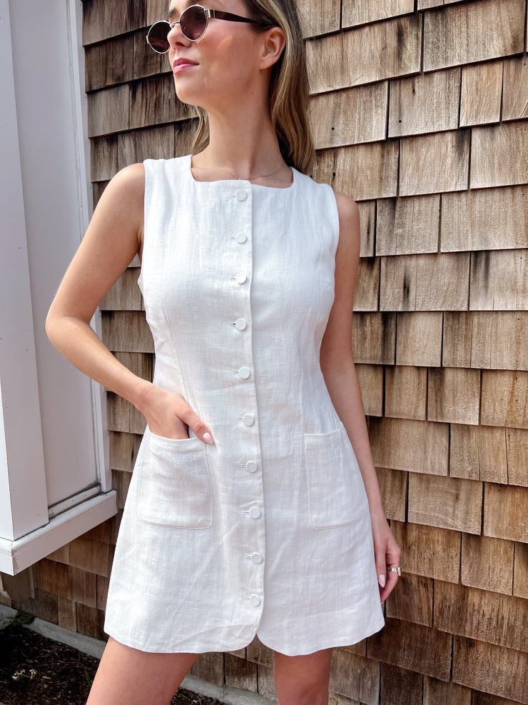 Linen Living Button Down Dress
