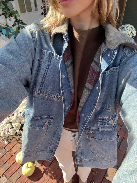 SWEET TALK DENIM BARN COAT