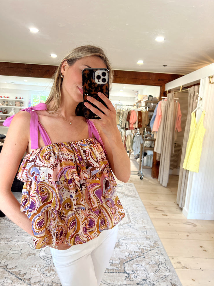Lovebug Tie Top