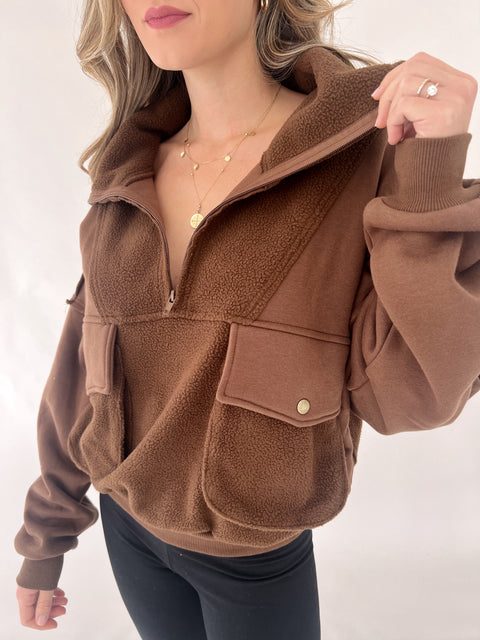Carter Pullover - Brown