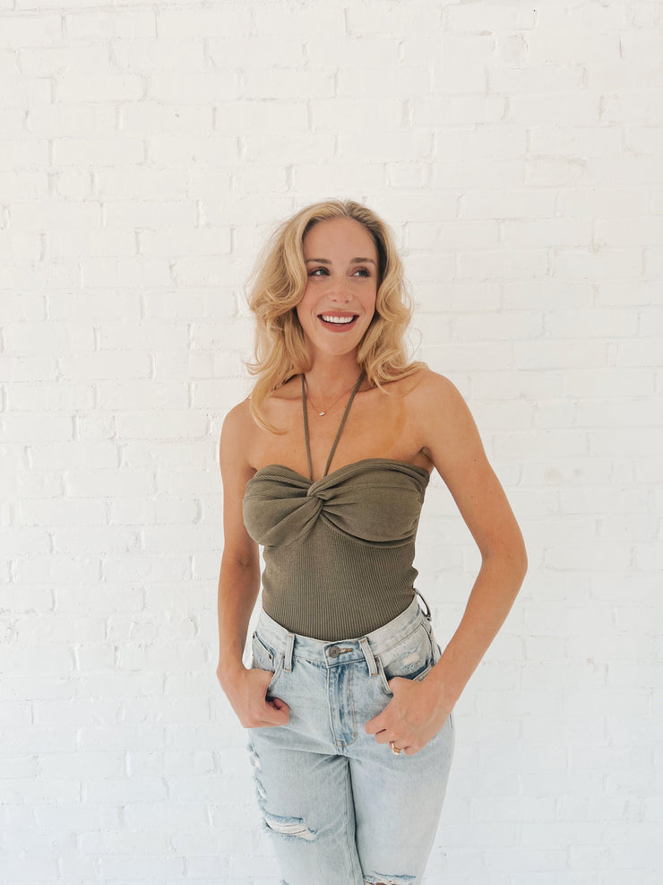 In a Twist Knit Tank