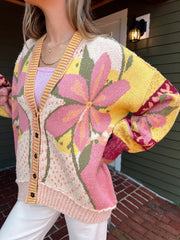 Bali Tropical Garden Sweater Cardi