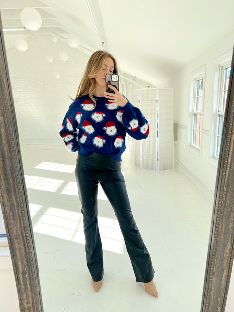 Santa Claus Sweater - Blue