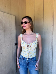 Lemon Lace Tank