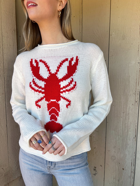 Lobster Sweater - Ivory