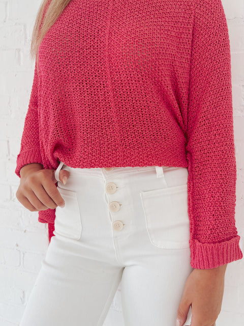 Muse High Waisted Button Flares