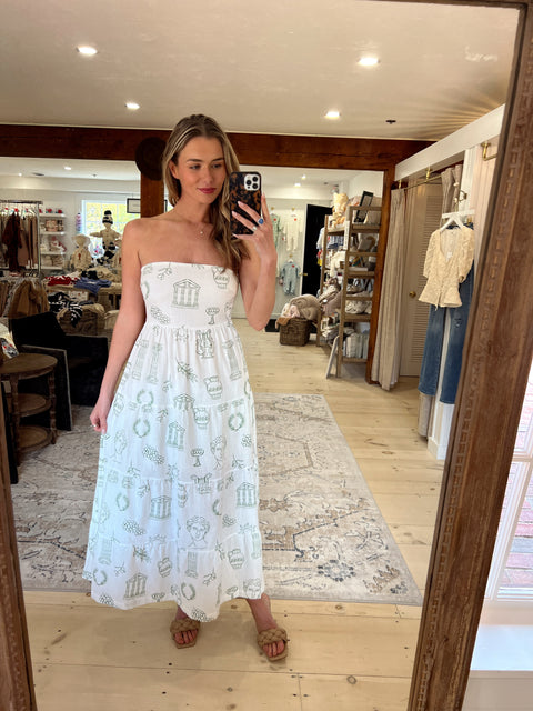 Set The Trend Strapless Maxi