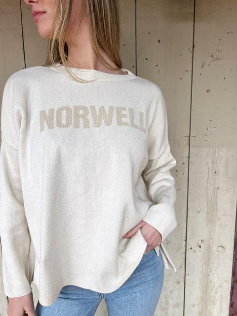 Norwell Everyday Relaxed Sweater -Natural/Camel