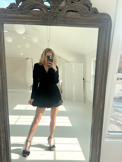 I Mean Business Blazer Romper