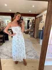 Set The Trend Strapless Maxi