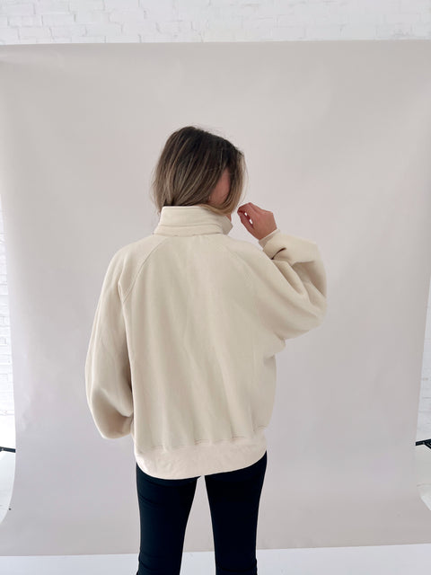 Piper Button Collard Pullover