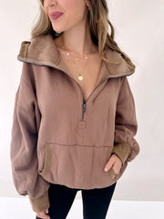 Cute n' Cozy Hoodie - Mocha