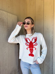 Lobster Sweater - Ivory