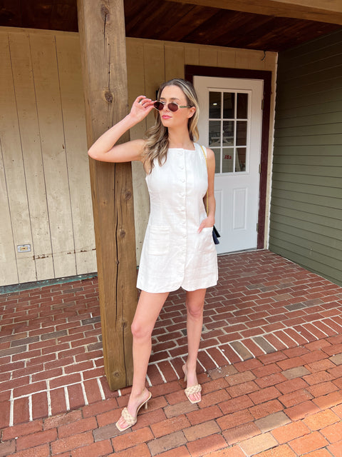 Linen Living Button Down Dress