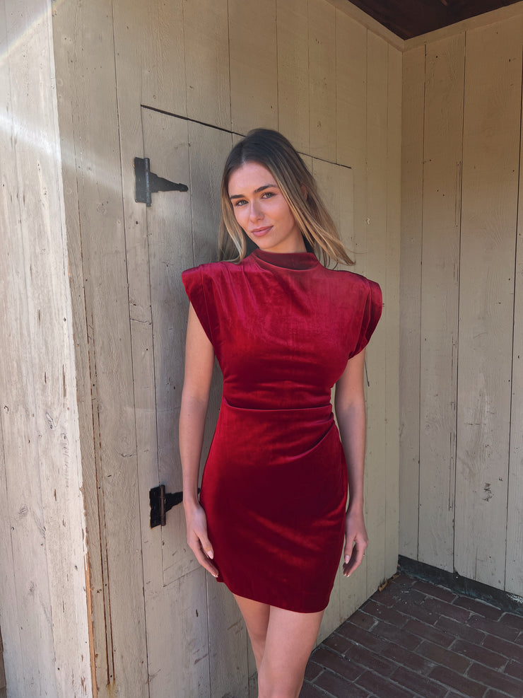 Ila Velvet Mini Dress