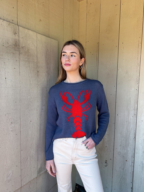 Lobster Sweater - Navy