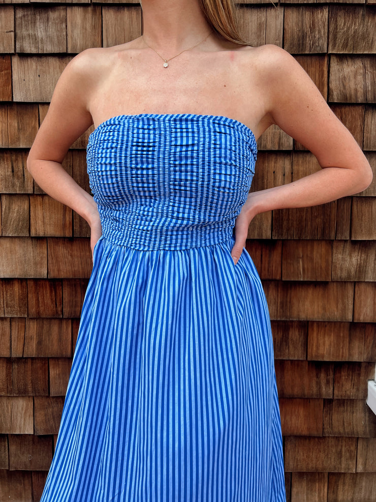 Wave Runner Strapless Midi