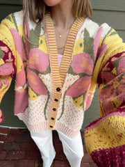 Bali Tropical Garden Sweater Cardi