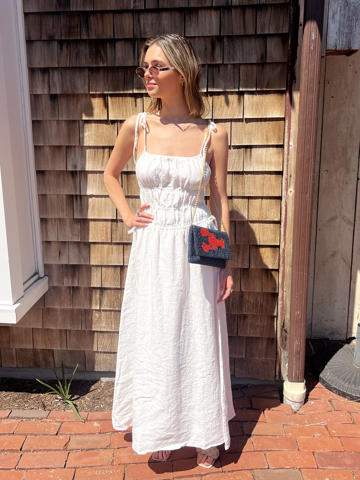 Nantucket Linens Midi Dress - Off White