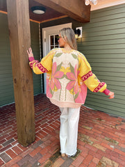 Bali Tropical Garden Sweater Cardi