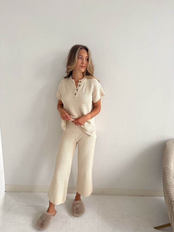 Cozy On Up Short Sleeve Sweater