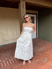 Set The Trend Strapless Maxi