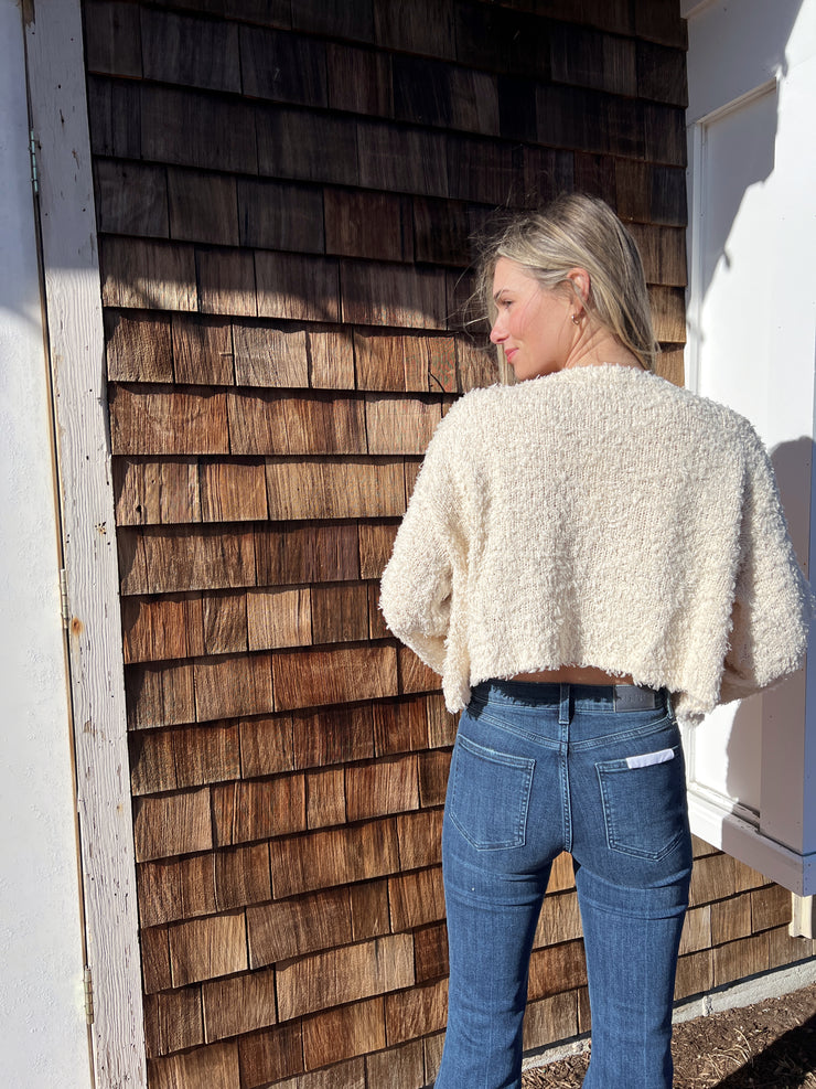 Maybell Sweater Top - Ivory