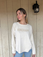 Hingham Everyday Relaxed Sweater -Natural/Camel