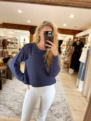 The Hailee Sweater - Navy