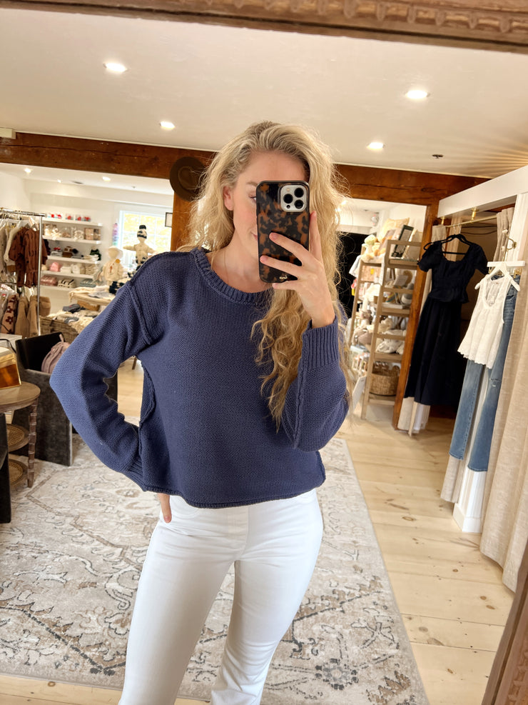 The Hailee Sweater - Navy