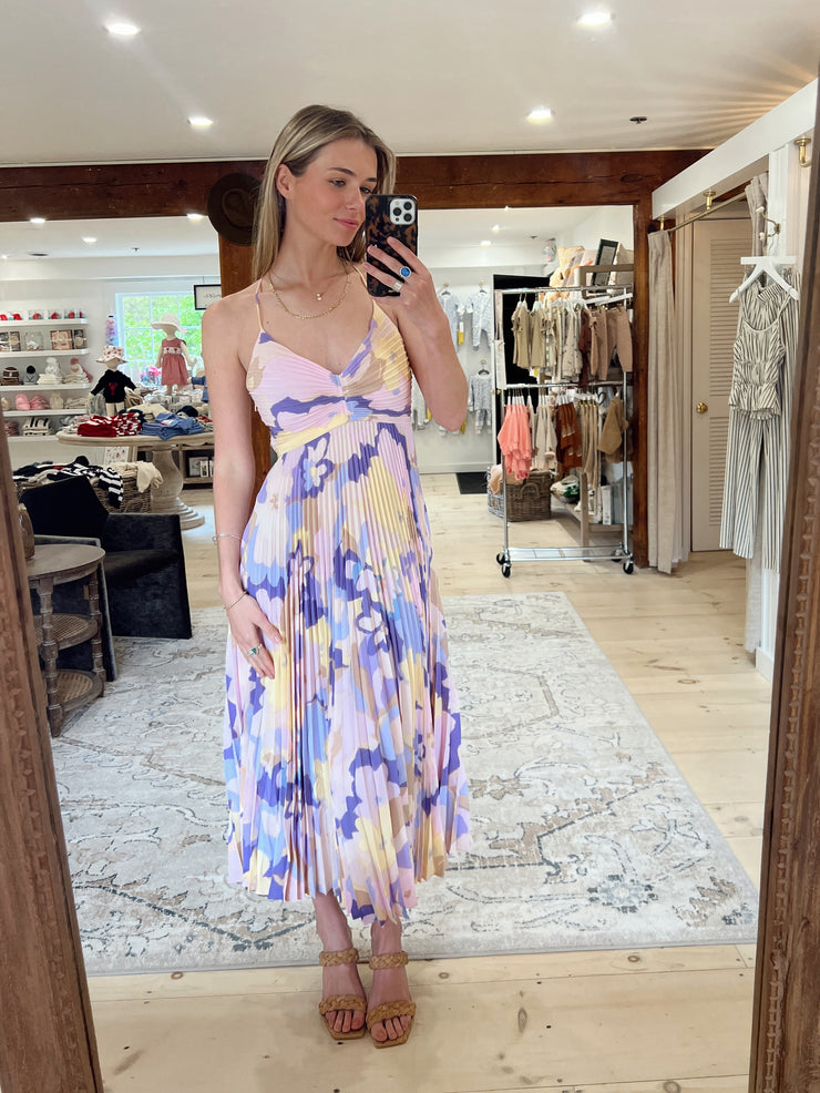 Blythe Dress - Purple Multi Print