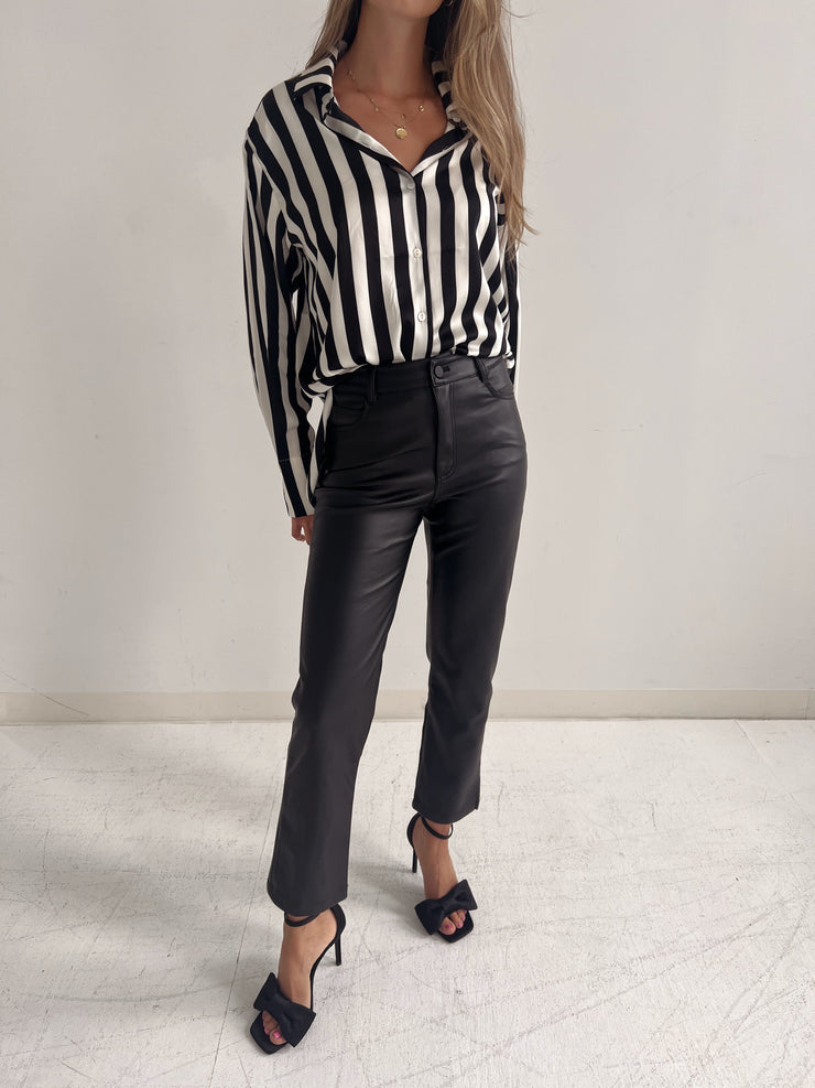 The City View Faux Leather Pants