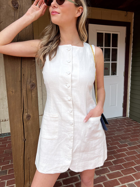 Linen Living Button Down Dress
