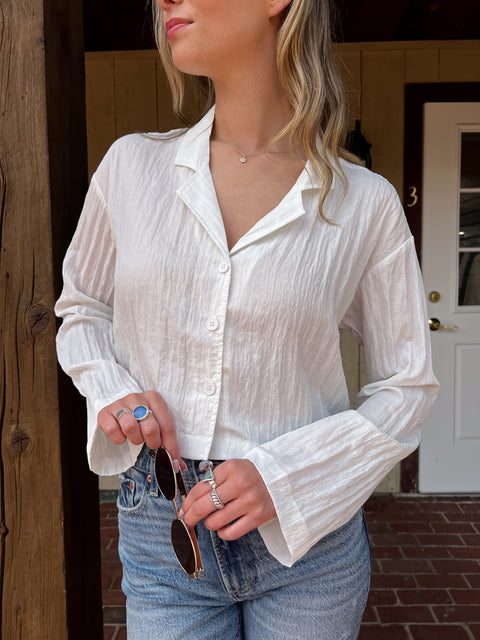 Summer Nights Top - Milk