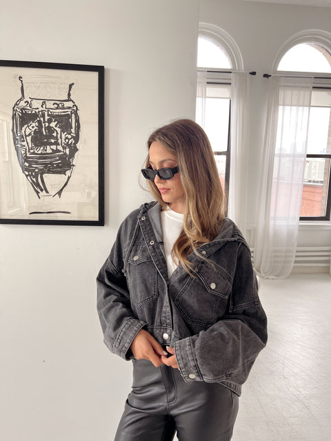 Back to BC Denim Hoodie