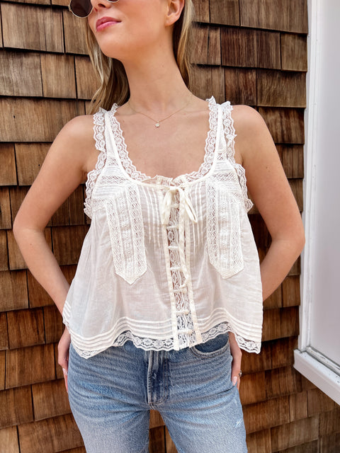 Evermore Tank - Ivory