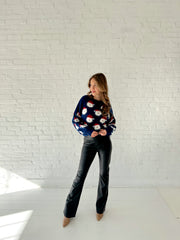 Santa Claus Sweater - Blue
