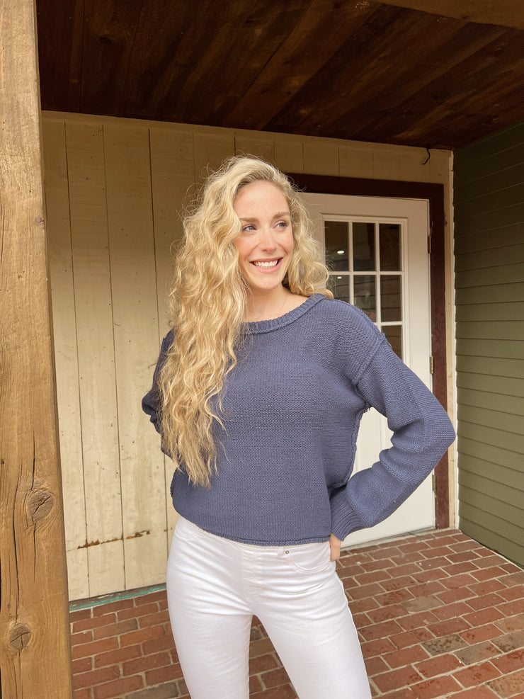 The Hailee Sweater - Navy