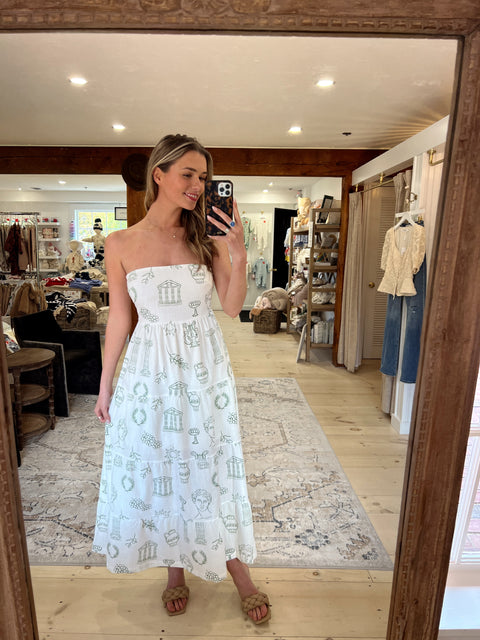Set The Trend Strapless Maxi