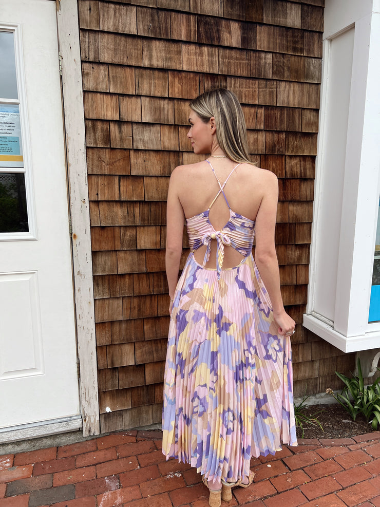 Blythe Dress - Purple Multi Print