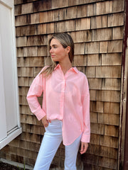 Hidden Cove Striped Shirt - Neon Pink