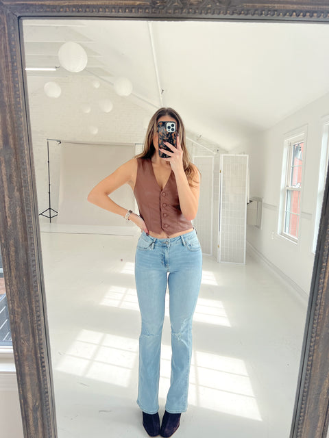 Gianna Vegan Leather Vest