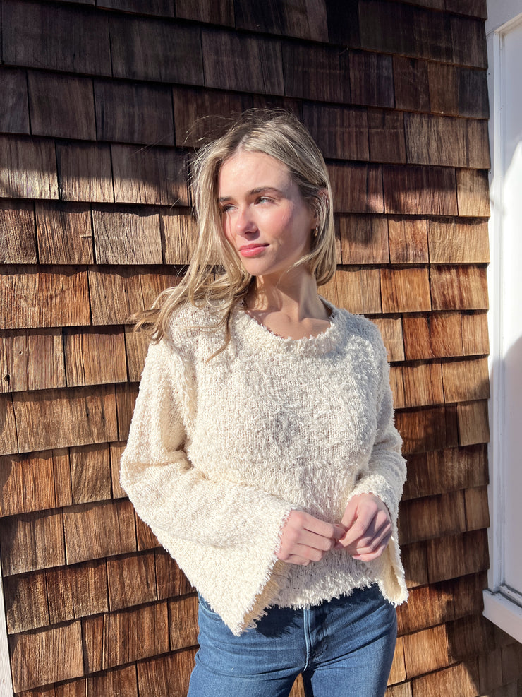 Maybell Sweater Top - Ivory